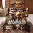 thumbnail image 1 of Erosebridal Galloping Horse Full Size Comforter Sets, Jungle Tree Bedding Sets, 1 of 6