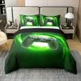 thumbnail image 1 of Erosebridal Gamer 100% Cotton Comforter Cover King,Video Gaming Bedding Sets King Size,Gradient Bedroom Decor,Reversible,Breathable,3pcs(No Comforter), 1 of 6