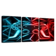 thumbnail image 1 of Erosebridal Gamer Gamepad Canvas Wall Art Set of 3, Neon Lines Stripes Framed Wall Art for Living Room, Video Game Theme Wall Decor for Kitchen, Luxurious Bedroom Decoration, 1 of 5