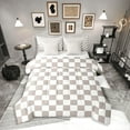 thumbnail image 1 of Erosebridal Geometric Buffalo Bed in a Bag Full size,Checkered Grid Bed Set,Plaid Room Decorative,7pcs, 1 of 5