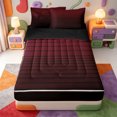 thumbnail image 1 of Erosebridal Geometric Line Zipper Queen Comforter Set with Fitted Sheet and 2 Pillowcases,Modern Abstract Lines Zipper Bedding Set,Black Reversible,4 Pieces, 1 of 7