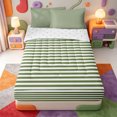 thumbnail image 1 of Erosebridal Geometric Lines Pattern Zipper Queen Comforter Set with Fitted Sheet and 2 Pillowcases,Minimalist Striped Zipper Bedding Set,Reversible,4-Piece, 1 of 7