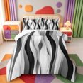 thumbnail image 1 of Erosebridal Geometric Lines Queen Comforter Set,Minimalist Striped Comforter Sets Queen,Reversible,3-Piece,1 Comforter and 2 Pillowcases, 1 of 7