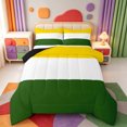 thumbnail image 1 of Erosebridal Geometric Stripes King Size Comforter Sets,Modern Striped Comforters King Size,Black Reversible,3pcs,1 Comforter and 2 Pillowcases, 1 of 7