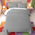 thumbnail image 1 of Erosebridal Geometric Stripes Quilt Full,Minimalist Lines Full Bedspread Sets,3-Piece,1 Coverlet and 2 Pillowcases, 1 of 7