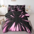 thumbnail image 1 of Erosebridal Abstract Bed in a Bag Queen size, Neon Geometry Bed Set, Modern Fishion Stripe Decor, Reversible, 1 of 5