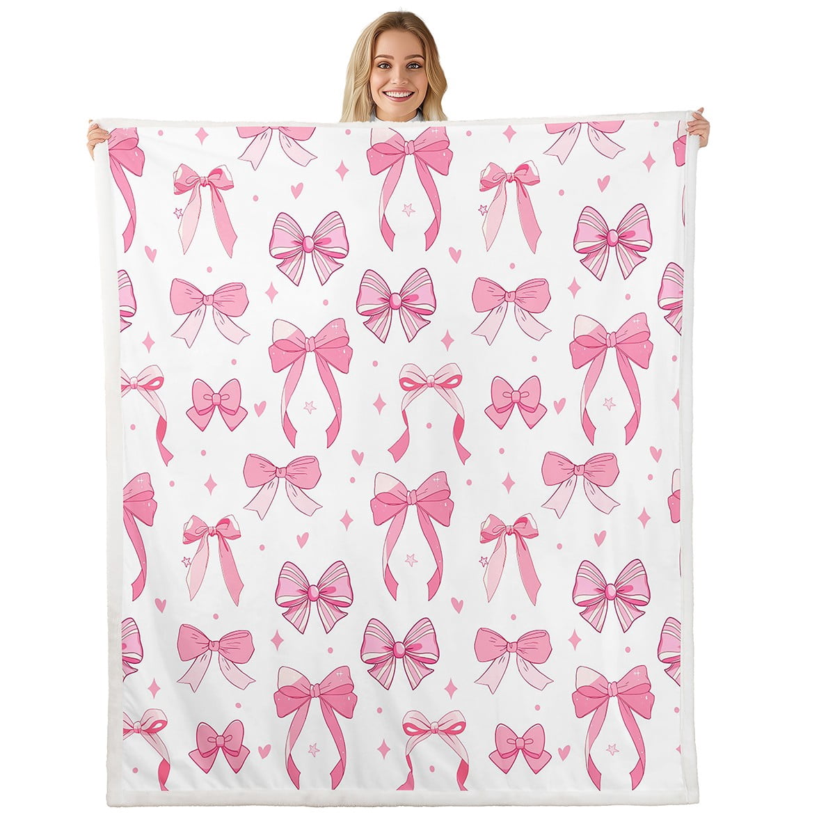 Fancy Tulips (Cottage Pink) Everything Blanket