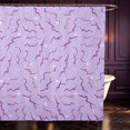 Gradient Pattern Glitter Erosebridal Glitter Purple Lightning Shower Curtain 72Wx84L,Sparkle ...