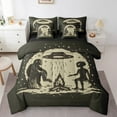 thumbnail image 1 of Erosebridal Gorilla Alien Bedding Sets Full Size, Cosmos Universe Theme Comforter Sets with Sheets, Reversible 7pcs, 1 of 4