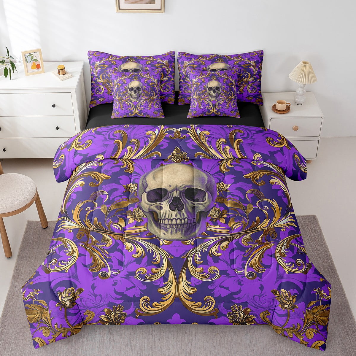 Flower Pattern Bed Set