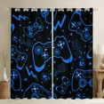 thumbnail image 1 of Erosebridal Gradient Gamepads Curtains and Drapes (42Wx90L),Video Game 30%-50% Black Out Curtains,Abstract Geometric Curtains Pack of 2 (42Wx90L),Gamer Room Decor, 1 of 6