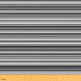 Erosebridal Gray Stripe Fabric by the Yard 2 Yards, Gradient Pattern ...