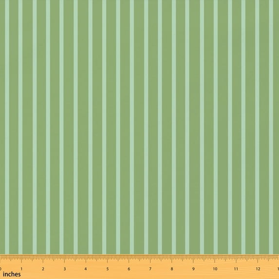 Erosebridal Green Mint Stripe Fabric by the Yard 10 Yards, Vertical Line Pattern Home Decor Fabric by the Yard