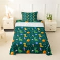 thumbnail image 1 of Erosebridal Green Yellow Dinosaur Twin Sheet Sets,Multicolor Dino Lovely Cute Animals Bedding For Boys Kids 3-Piece, 1 of 6