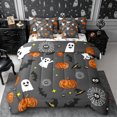 thumbnail image 1 of Erosebridal Halloween Ghost 7-Piece Twin Bedding,Spooky Animal Bedding Comforter Set,Grey,Reversible, 1 of 6