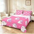 Erosebridal Halloween Reading Book Bed Sheets,Cozy Ghost Full Size ...
