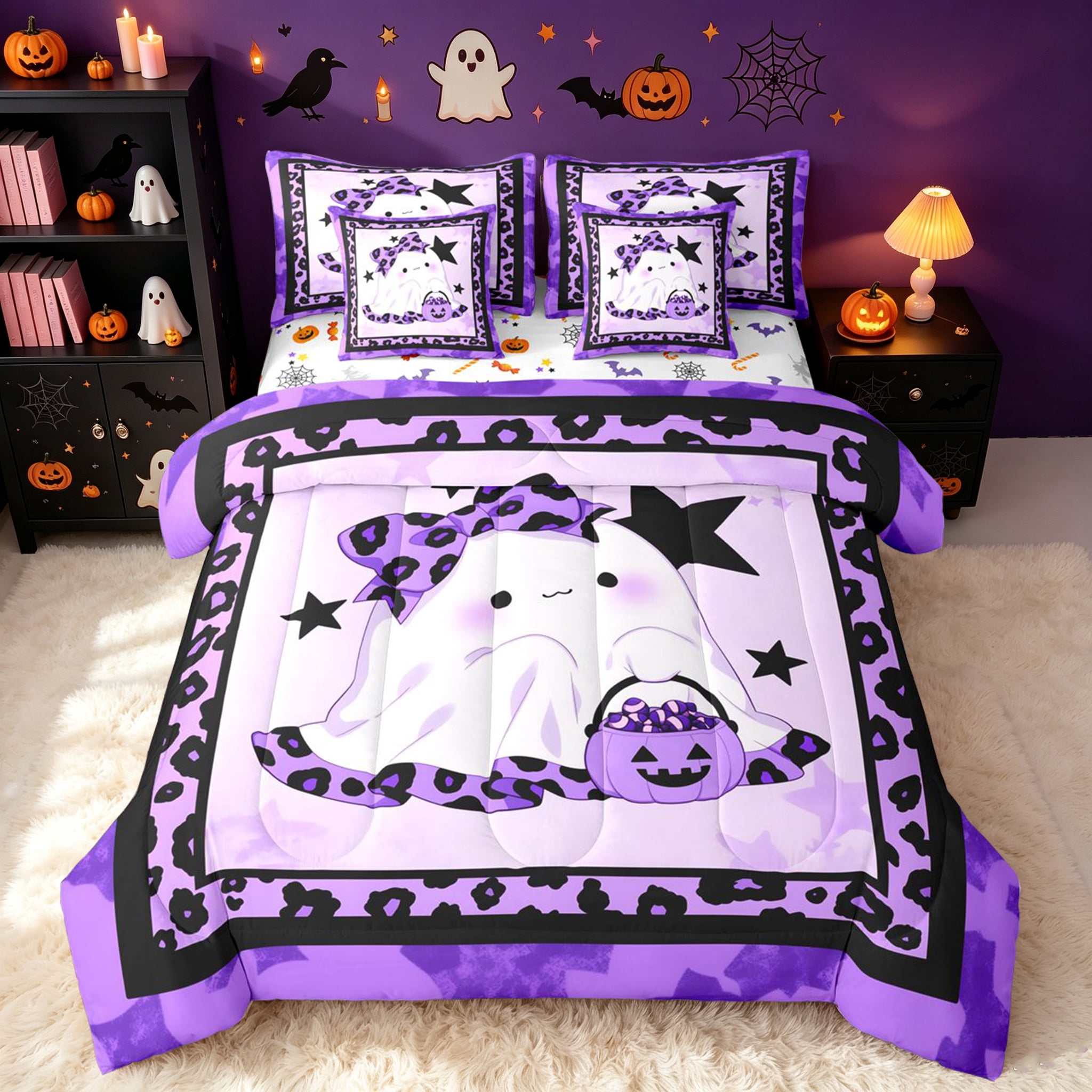 Baby Animal Ribon Erosebridal Halloween Ribbon Ghost Full Size Bedding Sets, Fashion ...