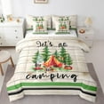 thumbnail image 1 of Erosebridal Happy Camping Bed in a Bag Full size,Rustic Cabin Bed Set,Adventure Camper Bedding Full Size,Lightweight Lodge Room Decor,Reversible,7-Piece, 1 of 6