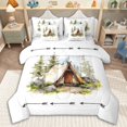 thumbnail image 1 of Erosebridal Happy Camping Bedding Comforter Set 7-Piece for Boys Girls,Teens Adventure Theme King Bedding Sets,Microfiber Bedroom Decor, 1 of 6