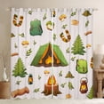 thumbnail image 1 of Erosebridal Happy Camping Curtains Pack of 2 (42x84 Each),Rustic Cabin Curtains Blackout For Boys Kids, 1 of 7