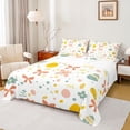 thumbnail image 1 of Erosebridal Happy East Theme Queen Sheet Sets,Watercolor Easter Egg Cute Bowknot Bed Set For Kids 4 Pieces, 1 of 6