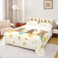thumbnail image 1 of Erosebridal Happy Easter Rabbit Queen Sheet Sets, Kids Boys Girls Bed Set, 4pcs, 1 of 5