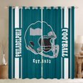 thumbnail image 1 of Erosebridal Helmet City Silhouette Curtains Pack of 2(38x54),Rugby Sports Black Out Curtains,Philadelphia Curtains for Living Room,Breathable Room Decorative, 1 of 6
