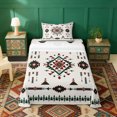 thumbnail image 1 of Erosebridal Hippie Aztec Twin Sheet Sets, Minimalist Geometric Bedding, 3 Pieces 1 Flat Sheet, 1 Fitted Sheet and 1 Pillowcase, 1 of 5