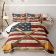 thumbnail image 1 of Erosebridal Ice Hockey Quilt Full for Girls Boys, Est Sleep Sports Full Bedspread Sets, 3 Pieces, 1 of 7