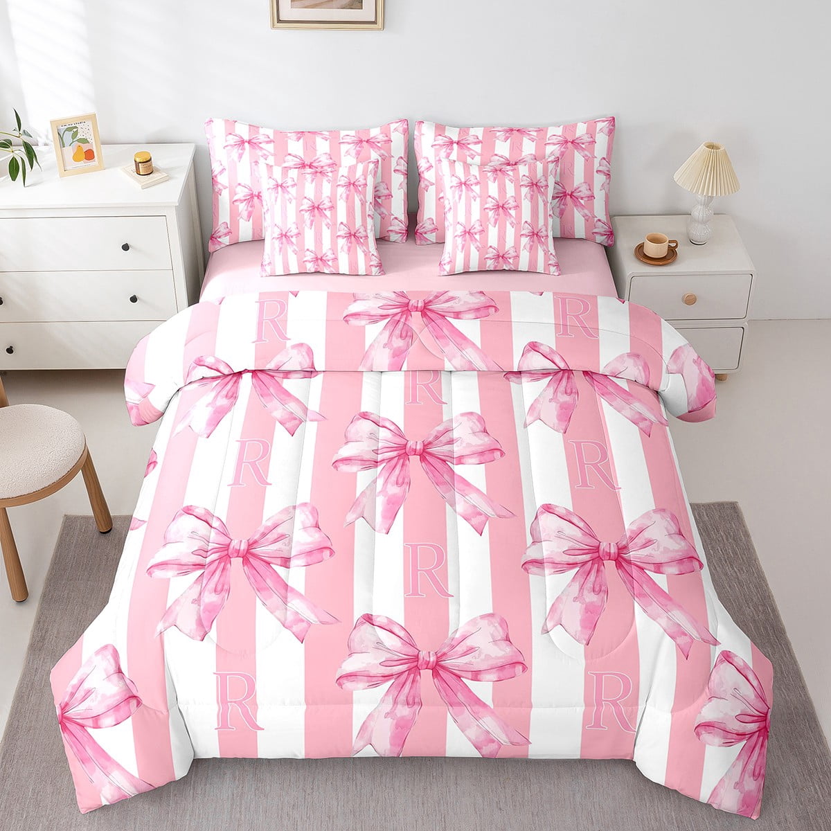 Full Size Pink Comforter Set