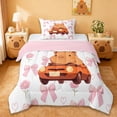 thumbnail image 1 of Erosebridal Kawaii Capybaras Twin Comforter Sets,Cute Animal Capybara Decorations Bedding Set For Kids Teens ,Reversible Pink 2pcs, 1 of 7