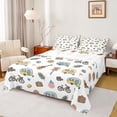 thumbnail image 1 of Erosebridal Kawaii Car Full Size Sheets 4-Piece for Boys Girls,Happy Camping Bed Sheets for Kids Teens,Super Cozy Room Decor, 1 of 5