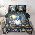thumbnail image 1 of Erosebridal Kawaii Gnome Bedding Sets Twin Size,Floral Daisy Comforter Sets with Sheets,Blue Butterfly Bed in a Bag Twin size,Breathable Teens Bedroom Decor,Reversible,7pcs, 1 of 6