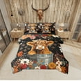 thumbnail image 1 of Erosebridal Kawaii Highland Cattle Bedding Twin Size, Multicolor Floral Comforter Sets with Sheets, Rustic Farmhouse Decor, Reversible 7pcs, 1 of 4