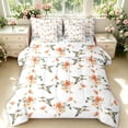 thumbnail image 1 of Erosebridal Kawaii Hummingbird 7pcs Queen Bedding,Bohemian Tropical Bedding Comforter Set Queen,White Tan,Polkadot Reversible, 1 of 7