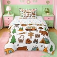 thumbnail image 1 of Erosebridal Kids Camper Twin Comforter Sets For Travel Trailers,Rustic Adventure Theme Bedding Set For Boy Men,Reversible,2-Piece, 1 of 7