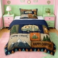 thumbnail image 1 of Erosebridal Kids Camping Twin Comforter Sets,Rustic Farmhouse Adventure Bedding Set For Boys,Reversible navy blue,2-Piece, 1 of 7