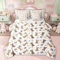 thumbnail image 1 of Erosebridal Kids Rabbit Eggs Bedding Comforter Set, Happy Easter Queen Bedding Sets, 7 Pieces, 1 of 7