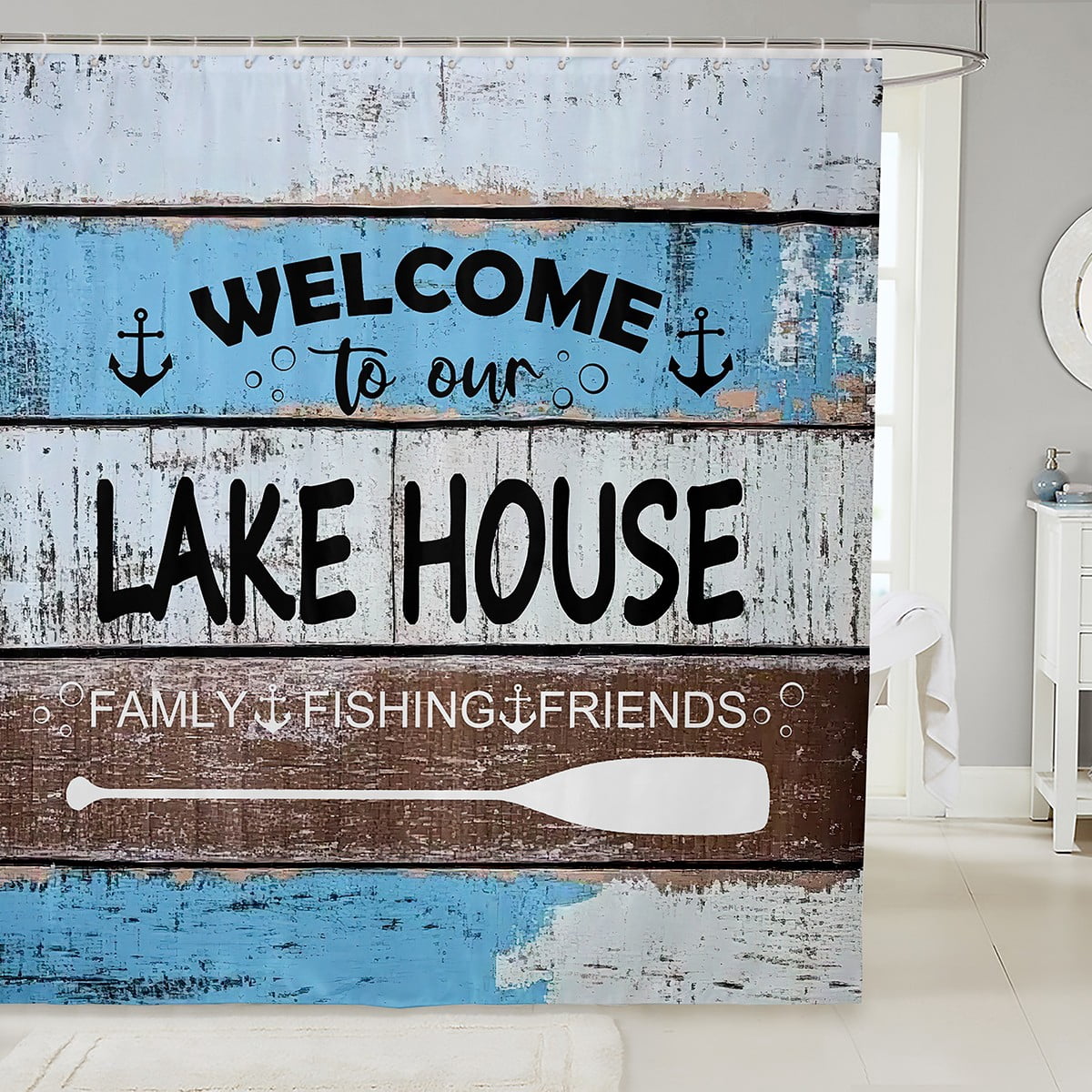 Lake House Shower Curtain