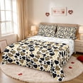 Full Leopard Erosebridal Leopard Heart Animal Print Wild Bed Sheets for Girls ...