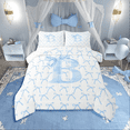 thumbnail image 1 of Erosebridal Letter Bow Bedding Twin Comforter Set,Monogrammed Initial Down Comforter,Dreamy Room Decorative,Reversible,Lightweight,2-Piece, 1 of 7