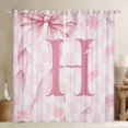 thumbnail image 1 of Erosebridal Letter H Monogrammed Curtains Pack of 2 (42x84 Each),Modern Geometric Pattern Curtains Blackout For Kids Girls, 1 of 7