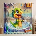 thumbnail image 1 of Erosebridal Kawaii Alligator Curtains for Living Room,Cartoon Bubble 30%-50% Blackout Curtains Set of 2 (38x45),Curtains Pack of 2 (38x45),Animal Decoration, 1 of 6