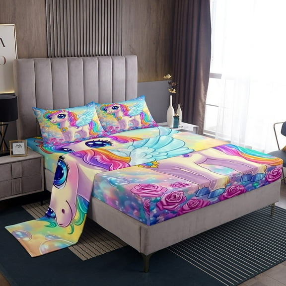 Erosebridal Lime Green Minimalism Bed Sheets Set Twin Size, Chic Abstract Ombre Bed Sheets Twin, Mid Century 3pcs