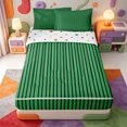 thumbnail image 1 of Erosebridal Line Art Zipper Queen Comforter Set with Fitted Sheet and 2 Pillowcases,Aesthetic Striped Zipper Bedding Set,Polkadot Reversible,4 Pieces, 1 of 7