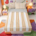 thumbnail image 1 of Erosebridal Line Geometric Print Zipper Full Size Comforter Sets with Fitted Sheet and 2 Pillowcases,Contemporary Stripes Zipper Bedding Set,Light Gray Reversible,4pcs, 1 of 7
