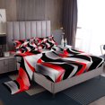 thumbnail image 1 of Erosebridal Lines Spiral Sheet Set Twin,Geometric Stripes Bedding Sets Twin Size,Abstract Artwork Twin Sheet Sets,Breathable Swirl Room Decor,3pcs, 1 of 7