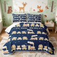 thumbnail image 1 of Erosebridal Lion Bed Spread Queen for Boys Girls, Toy Train Queen Coverlet Set, 3-Piece 1 Quilt and 2 Pillowcases, 1 of 7