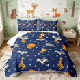 thumbnail image 1 of Erosebridal Lion Quilt Full for Boys Girls, Safari Animals Full Bedspread Sets, 3-Piece 1 Coverlet and 2 Pillowcases, 1 of 7