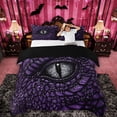 thumbnail image 1 of Erosebridal Magic Dragon Queen Duvet Cover Set for Boys, Magical Jungle Night Bedding, Black Reversible, 1 Duvet Cover and 2 Pillowcases (No Comforter), 1 of 5